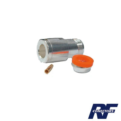CONECTOR N HEMBRA DE ANILLO PLEGABLE PARA CABLES RG-8/U (BELDEN 8237), RG213/U (8267), RG214 (8268).-Conectores-RF INDUSTRIES,LTD-Bsai Seguridad & Controles