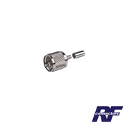 CONECTOR UHF MACHO (PL-259) DE ANILLO PLEGABLE PARA ENSAMBLAR EN CABLES RG-58/U, RG-142/U.-Conectores-RF INDUSTRIES,LTD-Bsai Seguridad & Controles