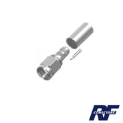 CONECTOR SMA MACHO DE ANILLO PLEGABLE PARA CABLE RG-142/U.-Conectores-RF INDUSTRIES,LTD-Bsai Seguridad & Controles
