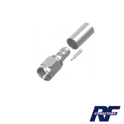 CONECTOR SMA MACHO DE ANILLO PLEGABLE PARA CABLE RG-142/U.-Conectores-RF INDUSTRIES,LTD-Bsai Seguridad & Controles