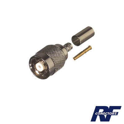 CONECTOR TNC MACHO INVERSO DE ANILLO PLEGABLE PARA CABLE RG-142/U.-Conectores-RF INDUSTRIES,LTD-Bsai Seguridad & Controles
