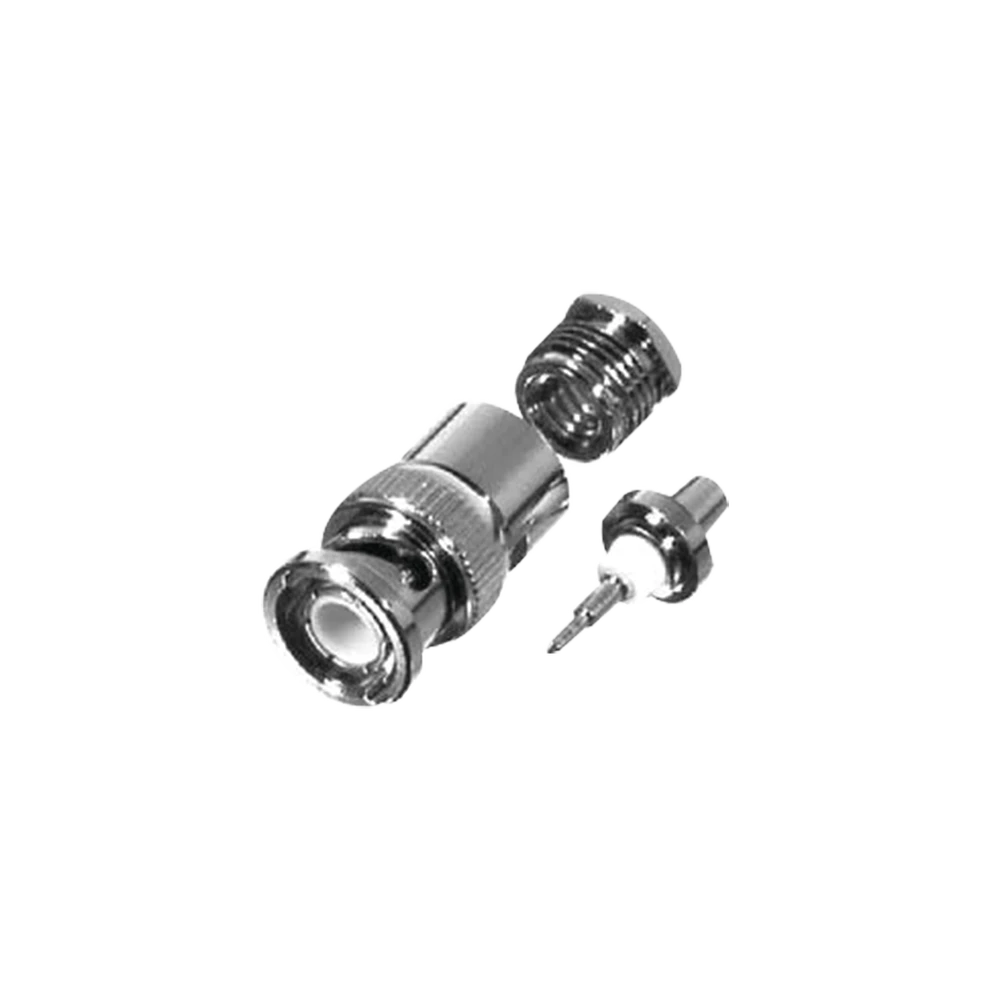CONECTOR BNC MACHO DE ROSCA Y PIN CAUTIVO PARA CABLES RG-58/U, RG-142/U, LMR-195, RG-55/U.-Conectores-RF INDUSTRIES,LTD-Bsai Seguridad & Controles