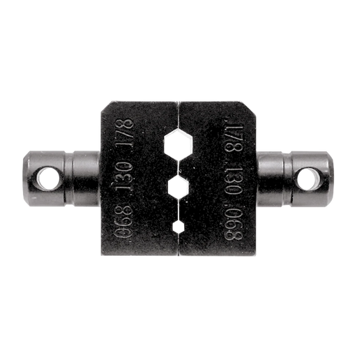 DADO PARA PLEGAR CONECTORES DE ANILLO CON MORDAZA HEX. DE 0.068, 0.130 Y 0.178 EN LMR-100A, RG-174/U Y RG-316/U.-Equipo de Laboratorio-RF INDUSTRIES,LTD-Bsai Seguridad & Controles