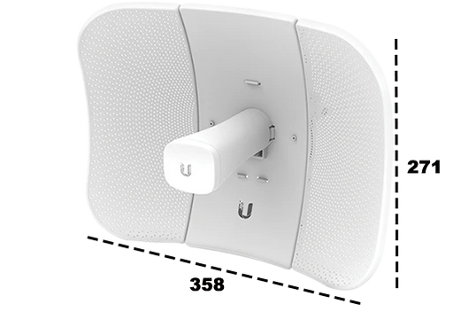 UBIQUITI LITEBEAM AC LBE5ACGEN2 - RADIO CON ANTENA INTEGRADA AIRMAX AC GEN2 5.8GHZ / EXTERIOR / ANTENA 23 DBI / 25 DBM / RENDIMIENTO HASTA 450 MBPS /-Banda 5.8 GHz-UBIQUITI-UBI016048-Bsai Seguridad & Controles