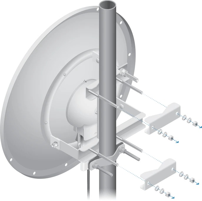 UBIQUITI ROCKETDISH RD5G30- ANTENA DIRECCIONAL PARA PUNTO DE ACCESO/ 5 GHZ/ GANANCIA 30DBI/ MIMO/-Direccionales-UBIQUITI-Bsai Seguridad & Controles