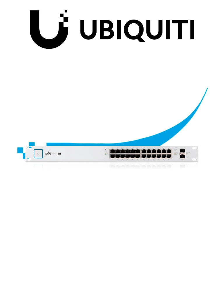 UBIQUITI US24250W - SWITCH UNIFI GIGABIT POE / 24 PUERTOS GIGABIT ETHERNET / 2 PUERTOS SFP / POE 250 WATTS / SWITCHING 52 GBPS /-Switches POE-UBIQUITI-Bsai Seguridad & Controles