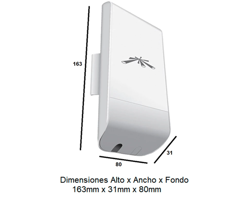 UBIQUITI NANOSTATION LOCOM5 - RADIO CON ANTENA INTEGRADA AIRMAX 5.8GHZ / EXTERIOR / MIMO / ANTENA PANEL 13 DBI / 23 DBM / RENDIMIENTO HASTA 150 MBPS-Banda 5.8 GHz-UBIQUITI-Bsai Seguridad & Controles