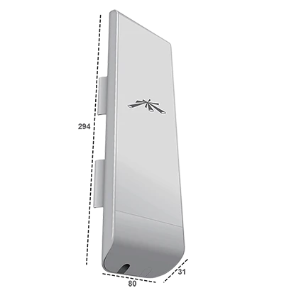 UBIQUITI NSM2 - NANOSTATION AIRMAX M2 CPE, HASTA 150 MBPS, FRECUENCIA 2 GHZ (2412-2462 MHZ) CON ANTENA INTEGRADA DE 11 DBI-Banda 2.4 GHz-UBIQUITI-Bsai Seguridad & Controles