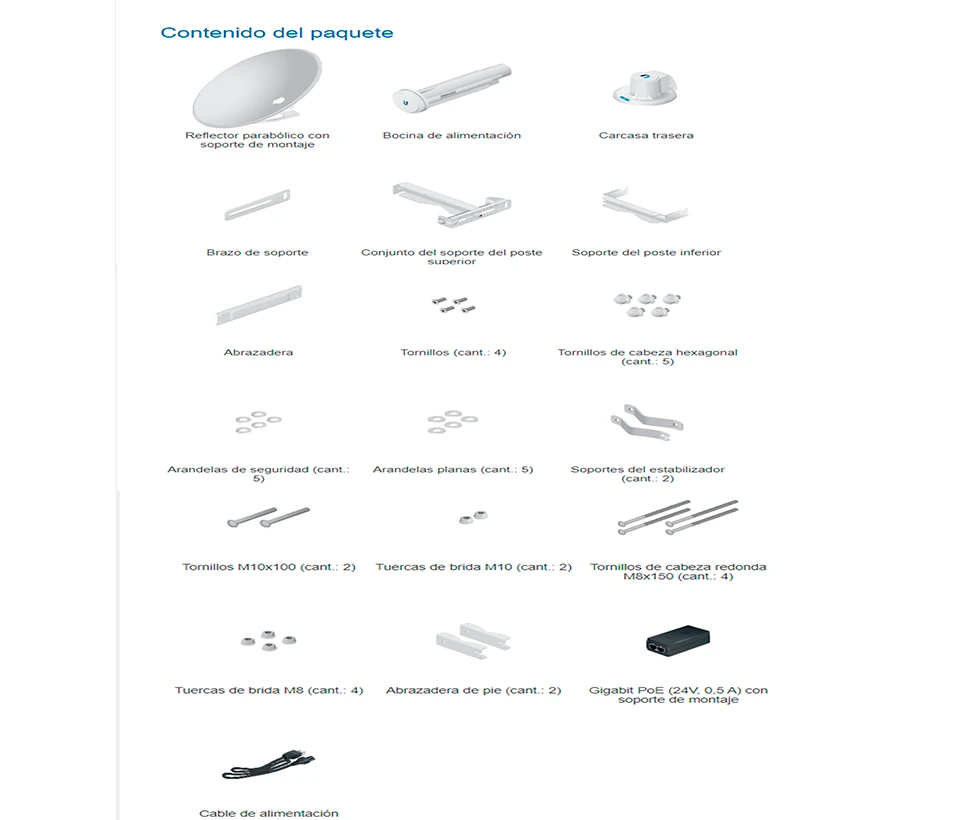 UBIQUITI POWERBEAM AC PBE-5AC-620 - RADIO CON ANTENA INTEGRADA AIRMAX AC 5.8GHZ / EXTERIOR / MIMO / ANTENA 29 DBI / RENDIMIENTO HASTA 450 MBPS-Banda 5.8 GHz-UBIQUITI-Bsai Seguridad & Controles