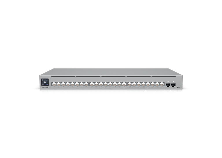 UBIQUITI USW-PRO-MAX-24-POE - UNIFI SWITCH DE 24 PUERTOS (8 PUERTOS POE++ 2.5 GBE Y 16 PUERTOS GBE POE+), 2 PUERTOS SFP+ 10G, 400W, PANTALLA TÁCTIL.-Switches POE-UBIQUITI-Bsai Seguridad & Controles