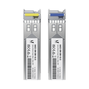 UFIBER MÓDULO SFP, TRANSCEPTOR MINIGIBIC MONOMODO 1.25 GBPS, DISTANCIA 3KM, UN CONECTOR LC, INCLUYE 2 TRANCEPTORES-Networking-UBIQUITI-Bsai Seguridad & Controles
