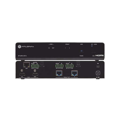 4K/UHD HDBASET HDMI 1 X 2 DISTRIBUTION AMPLIFIER-VoIP y Telefonía IP-ATLONA-AT-UHD-CAT-2-Bsai Seguridad & Controles