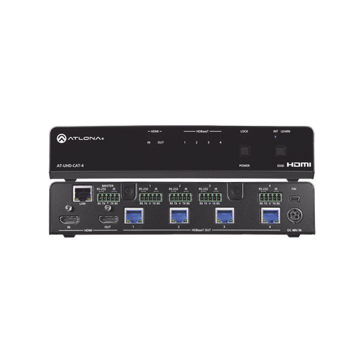 4K/UHD HDBASET HDMI 1 X 4 DISTRIBUTION AMPLIFIER-VoIP y Telefonía IP-ATLONA-AT-UHD-CAT-4-Bsai Seguridad & Controles