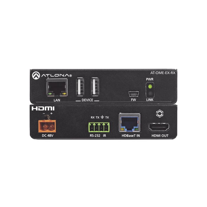 OMEGA 4K/UHD RECEPTOR HDBASET PARA HDMI CON USB-VoIP - Telefonía IP - Videoconferencia-ATLONA-AT-OME-EX-RX-Bsai Seguridad & Controles