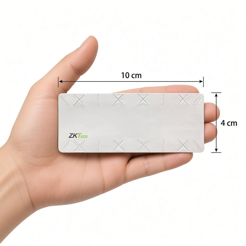 EL TAG CUENTA CON UN CODIGO UNICO FRECENCIA DE TRABAJO 860MHZ-960MHZ DISEÑO ANTITRANSFERENCIA SE PUEDE IMPRIMIR COMPATIBLE CON ANTENAS VEHICULARES [UHF1-TAG5] tamaño real
