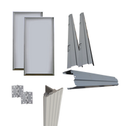 KIT PUERTA DOBLE METÁLICA GALVANIZADA 8 FT X 8 FT / RESISTENTE AL FUEGO POR 180 MIN / UL-Control de Acceso-ASSA ABLOY-Bsai Seguridad & Controles