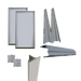 KIT PUERTA DOBLE METÁLICA GALVANIZADA 8 FT X 8 FT / RESISTENTE AL FUEGO POR 180 MIN / UL-Control de Acceso-ASSA ABLOY-Bsai Seguridad & Controles
