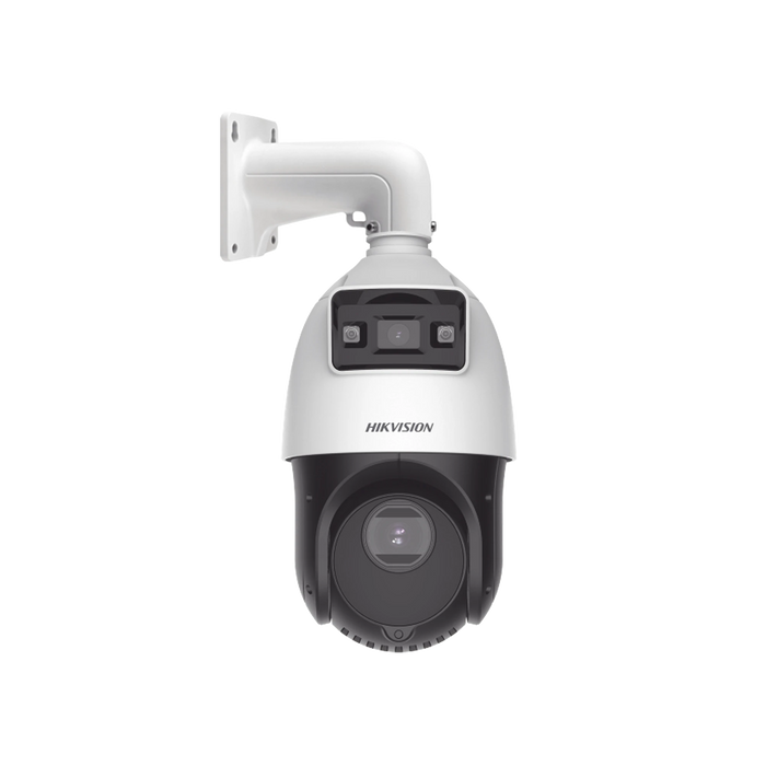 [TANDEMVU] DOMO PTZ IP 4 MEGAPIXEL CON CÁMARA PANORAMICA 4 MEGAPIXEL / 25X ZOOM / 100 MTS IR / IP66 / WDR / POE+ / ENTRADA-SALIDA DE AUDIO Y ALARMA / ULTRA BAJA ILUMINACIÓN-Cámaras IP-HIKVISION-DS-2SE4C425MWG-E(14F0)-Bsai Seguridad & Controles