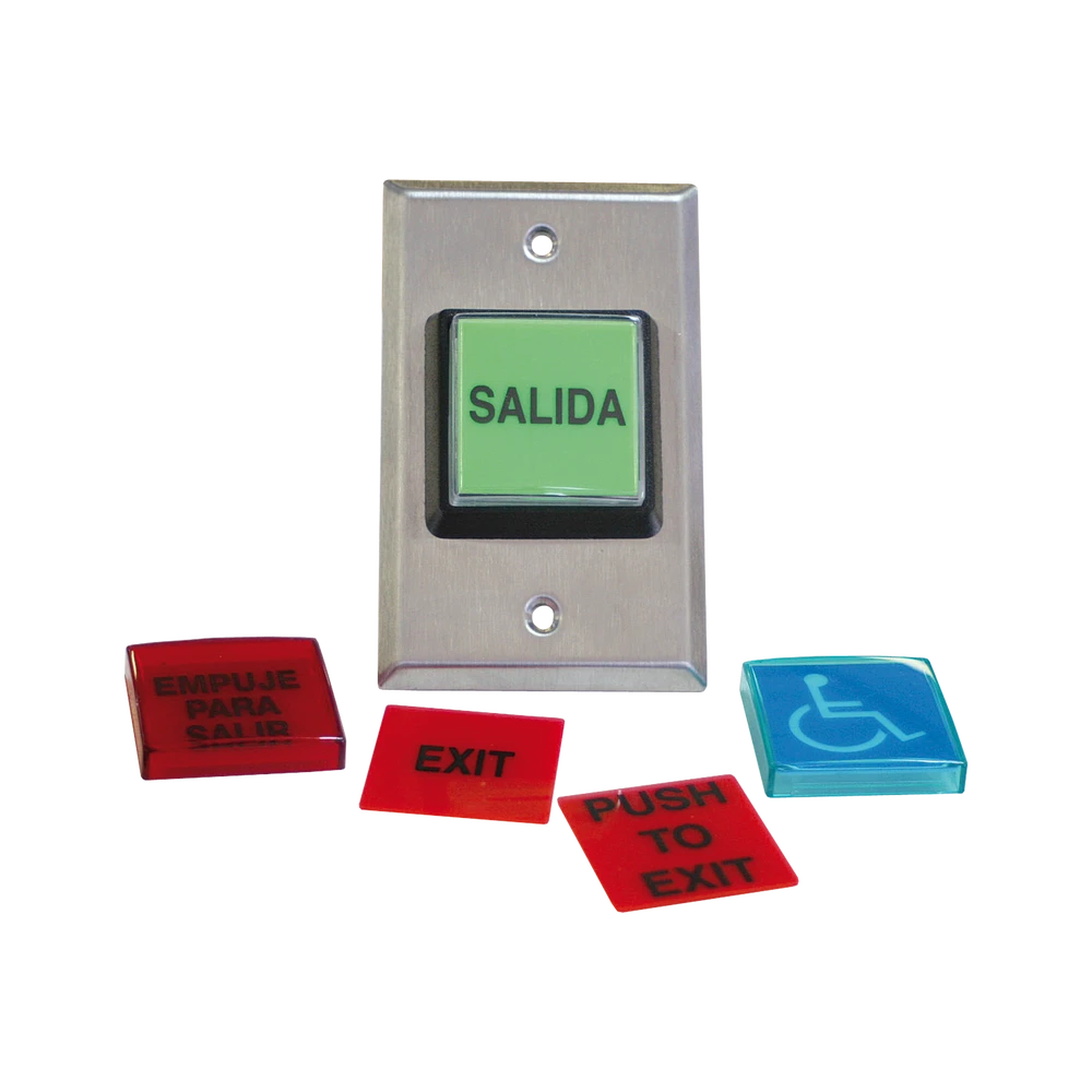 BOTÓN DE SALIDA / MÚLTIPLES PLACAS/ LUZ LED/ UL®-Acceso-RCI - DORMAKABA-Bsai Seguridad & Controles