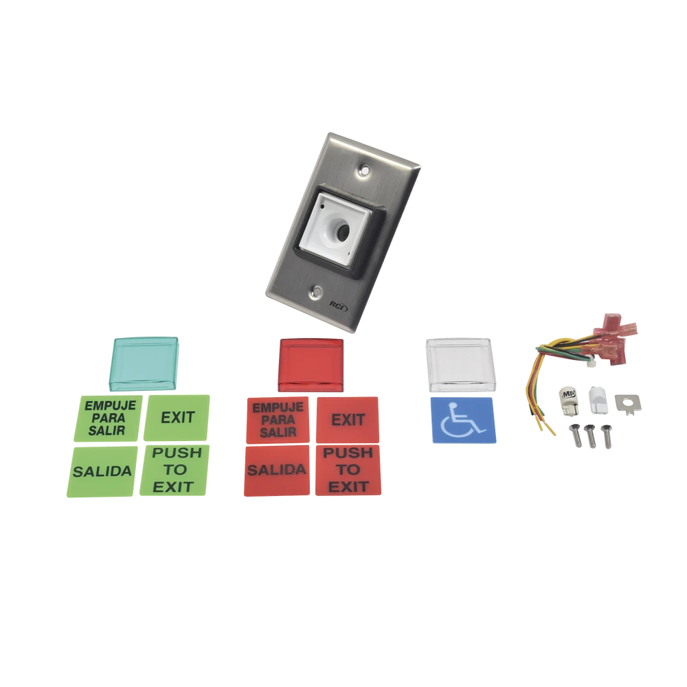 BOTÓN DE SALIDA / MÚLTIPLES PLACAS/ LUZ LED/ UL®-Acceso-RCI - DORMAKABA-Bsai Seguridad & Controles