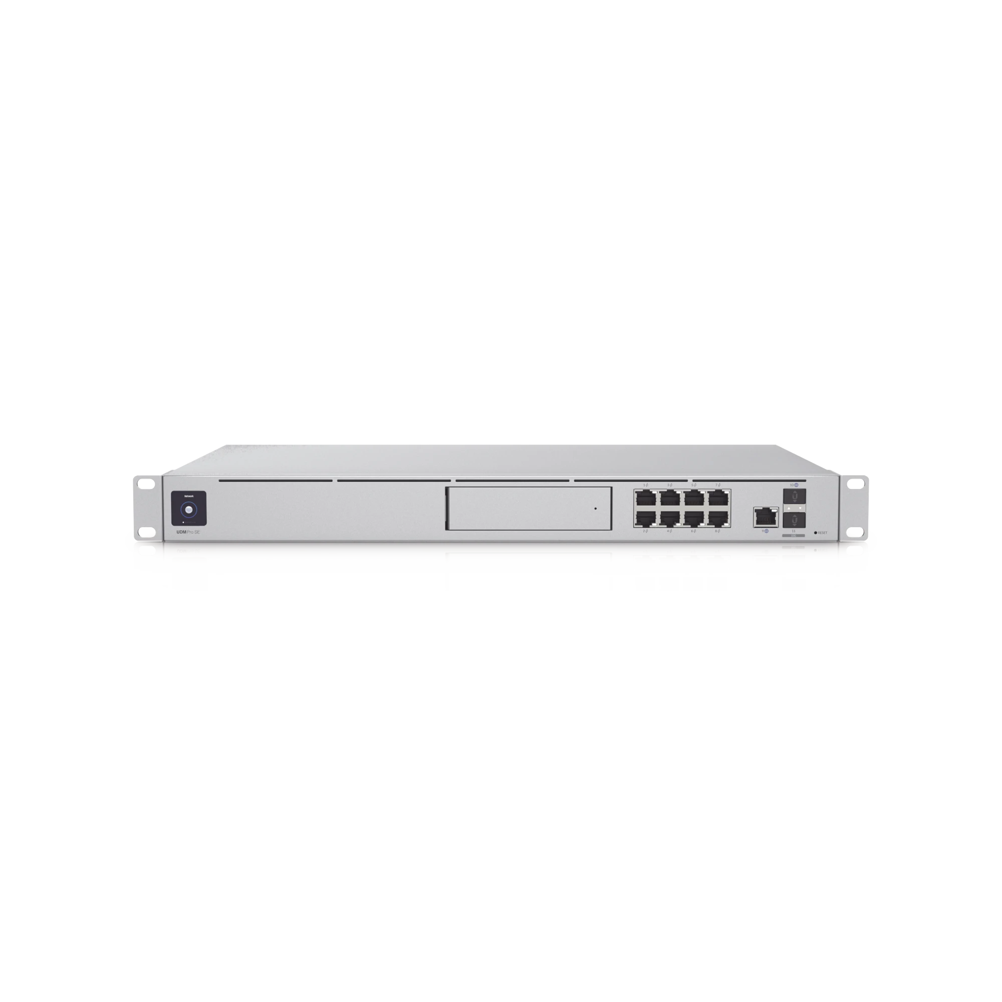 UNIFI OS CONSOLE: DREAM MACHINE SPECIAL EDITION, 8 PUERTOS LAN RJ45 CON POE, 1 LAN SFP+, 1 WAN 2.5G RJ45 Y 1 WAN SFP+, 128 GB DE MEMORIA INTERNA. TODAS LAS APLICACIONES UNIFI INTEGRADAS-Networking-UBIQUITI-Bsai Seguridad & Controles