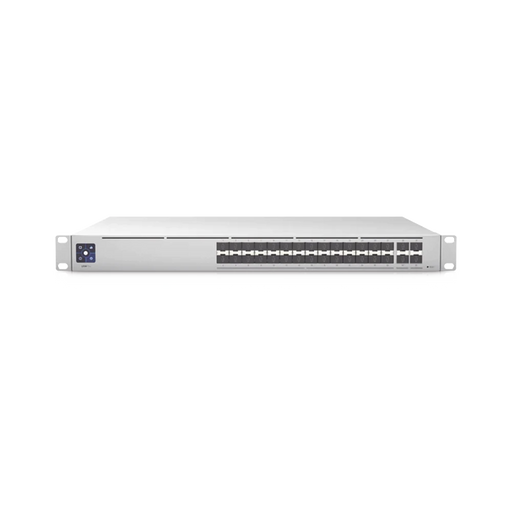 UNIFI SWITCH PRO AGGREGATION CAPA 3 CON 28 PUERTOS SFP+ (10G) Y 4 PUERTOS SFP (25G), PANTALLA INFORMATIVA-Switches-UBIQUITI NETWORKS-USW-PRO-AGGREGATION-Bsai Seguridad & Controles