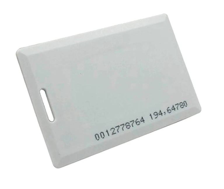 ZKTECO IDCARDKR2K - TARJETA COMPATIBLE CON LECTORES RFID CON FRECUENCIA DE 125 KHZ / TARJETA PERFORADA / 1.88 MM DE GROSOR TIPO CLAMSHELL PARA MAYOR ALCANCE Y MÁS RESISTENCIA / FOLIO IMPRESO / UNITARIA-Tarjetas y Botones-ZKTECO-Bsai Seguridad & Controles