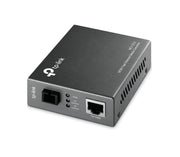 TP-LINK MC112CS - CONVERTIDOR FIRBA ÓPTICA WDM MONOMODO , 1 PUERTO RJ45 10/100 MBPS , 1 PUERTO SC/UPC 100 MBPS , HASTA 20 KM , PARA SU FUNCIONAMIENTO REQUIERE EL MODELO MC111CS , PLUG AND PLAY-Convertidor de Medios-TP-LINK-Bsai Seguridad & Controles