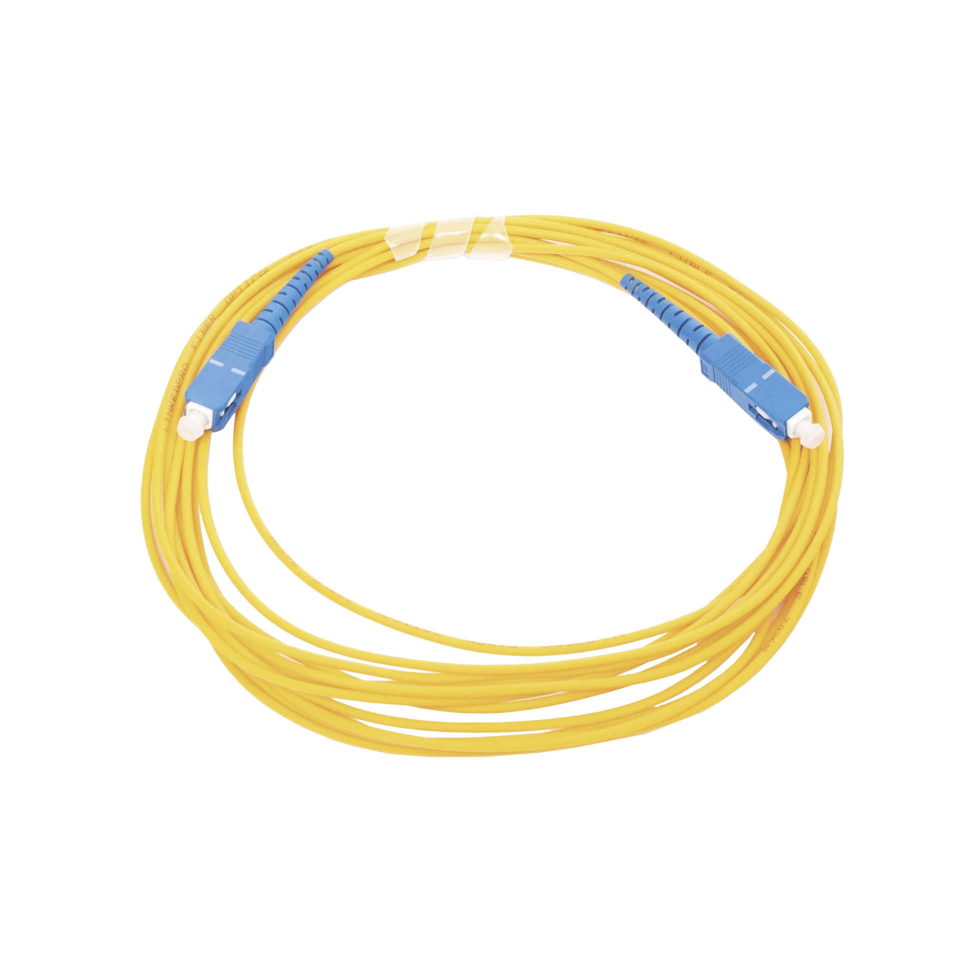 JUMPER DE FIBRA ÓPTICA MONOMODO SC/UPC - SC/UPC SIMPLEX, COLOR AMARILLO, 5 METROS-Redes FTTH/PON-LINKEDPRO BY EPCOM-Bsai Seguridad & Controles