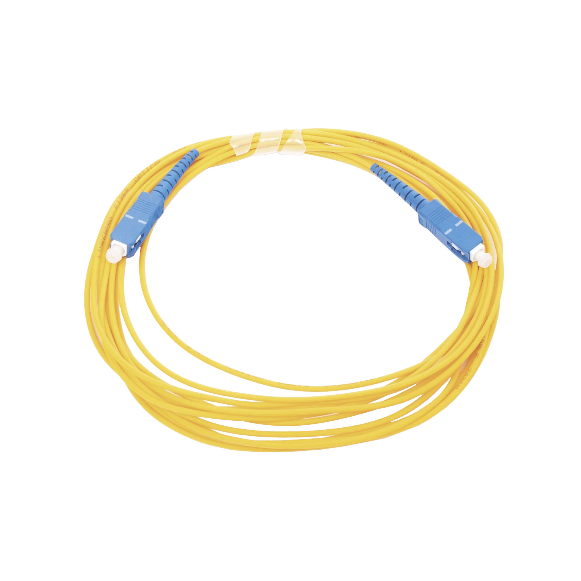 JUMPER DE FIBRA ÓPTICA MONOMODO SC/UPC - SC/UPC SIMPLEX, COLOR AMARILLO, 5 METROS-Redes FTTH/PON-LINKEDPRO BY EPCOM-Bsai Seguridad & Controles