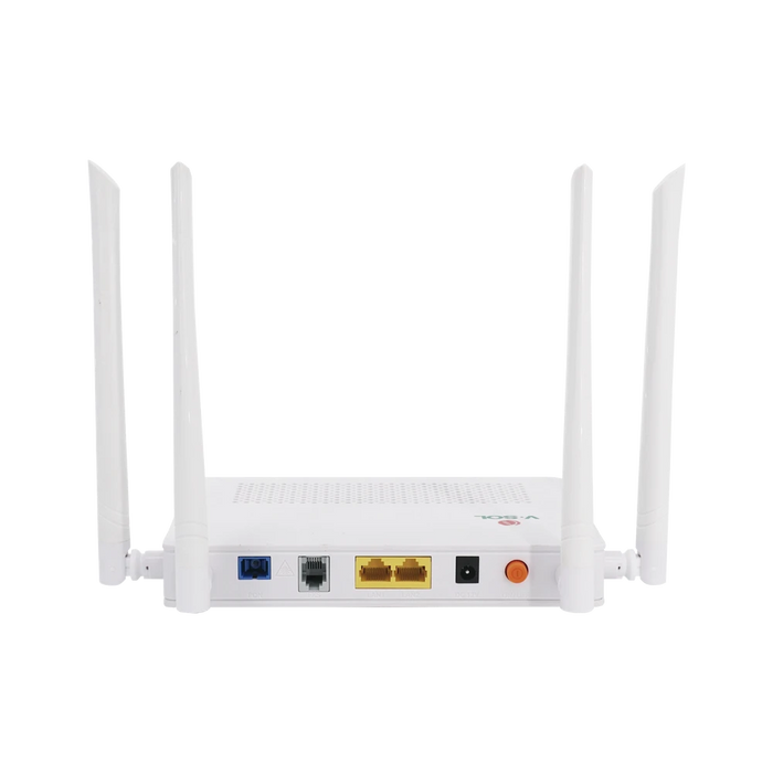 ONU DUAL G/EPON CON WI-FI AC DE DOBLE BANDA, 1 PUERTO SC/UPC + 2 PUERTOS LAN GIGABIT + 1 PUERTO FXS-Redes FTTH/PON-V-SOL-HG323D-AC-Bsai Seguridad & Controles