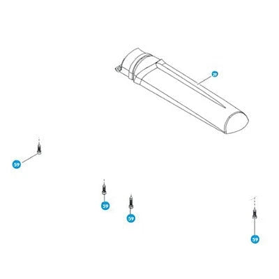 UPPER GEARMOTOR STEM - AX5024 AX71230-Acceso Vehicular-CAME-Bsai Seguridad & Controles