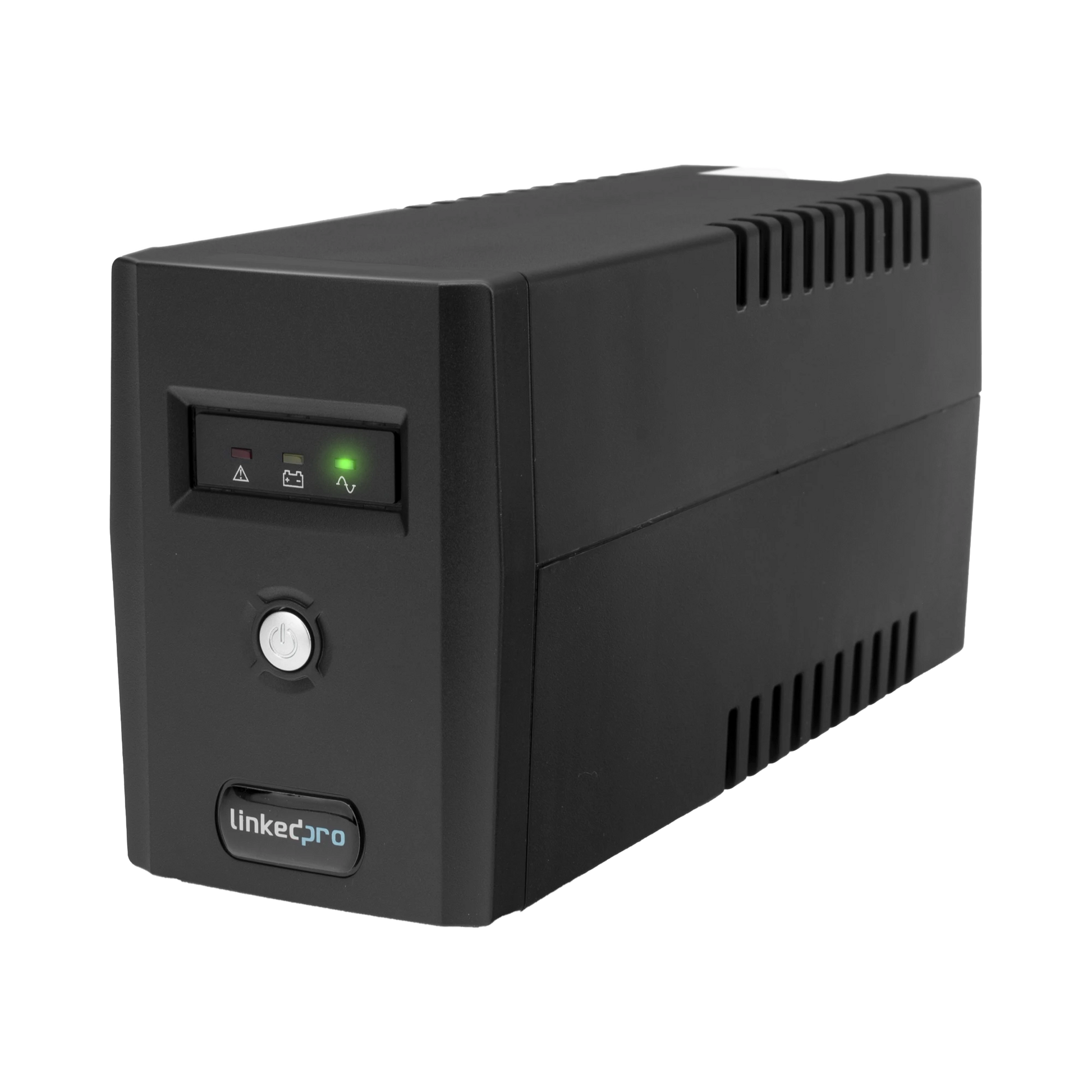UPS 800VA/480 W LÍNEA INTERACTIVA 120VCA / 6 TOMAS 5-15R (4 RESPALDADAS) / REGULACIÓN DE VOLTAJE / PROTECCIÓN RJ45-Energía-LINKEDPRO BY EPCOM-LP800L-Bsai Seguridad & Controles