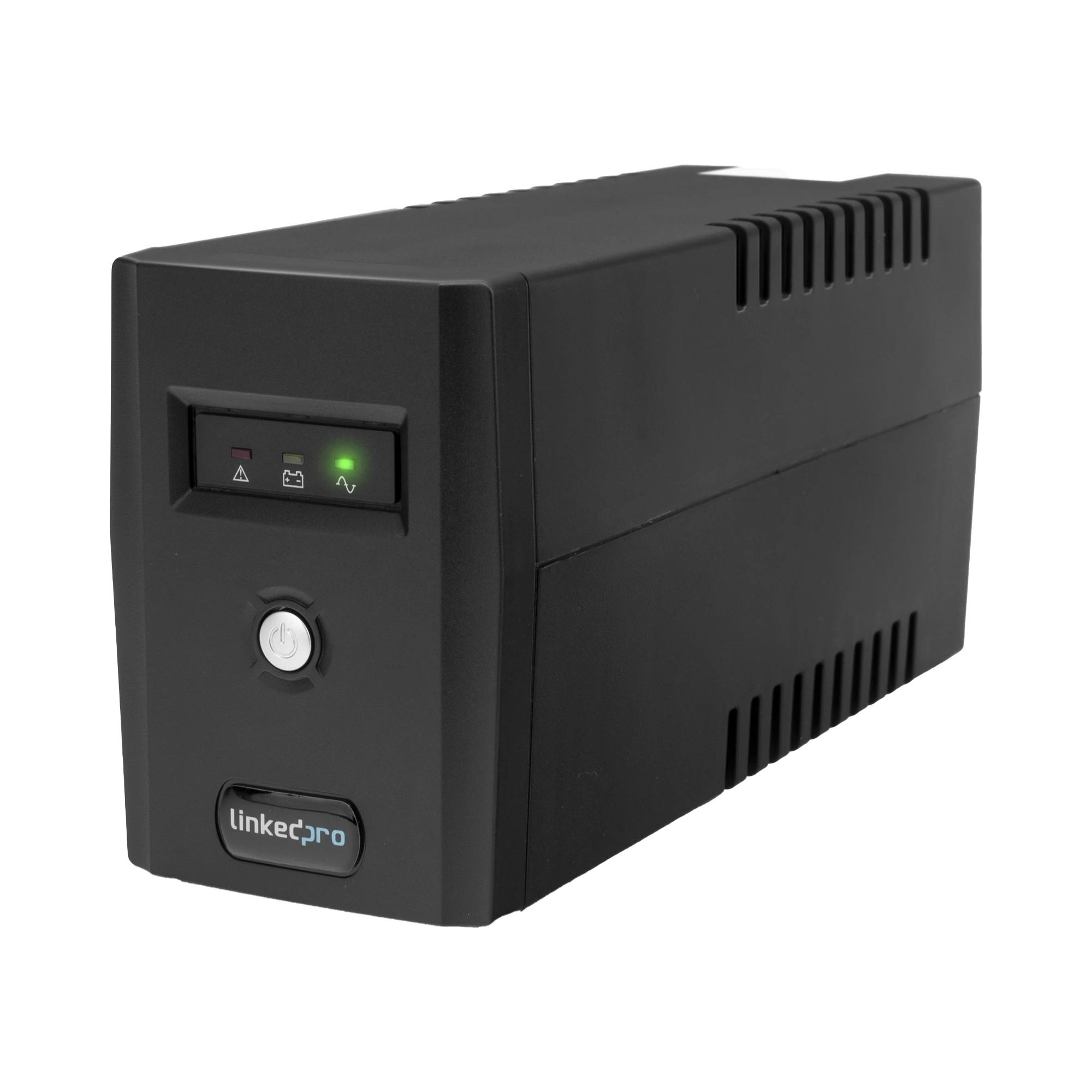 UPS 800VA/480 W LÍNEA INTERACTIVA 120VCA / 6 TOMAS 5-15R (4 RESPALDADAS) / REGULACIÓN DE VOLTAJE / PROTECCIÓN RJ45-Energía-LINKEDPRO BY EPCOM-Bsai Seguridad & Controles
