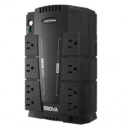 UPS CYBERPOWER DE 550VA, TOPOLOGÍA STANDBY-Ups/No Break-CYBERPOWER-Bsai Seguridad & Controles