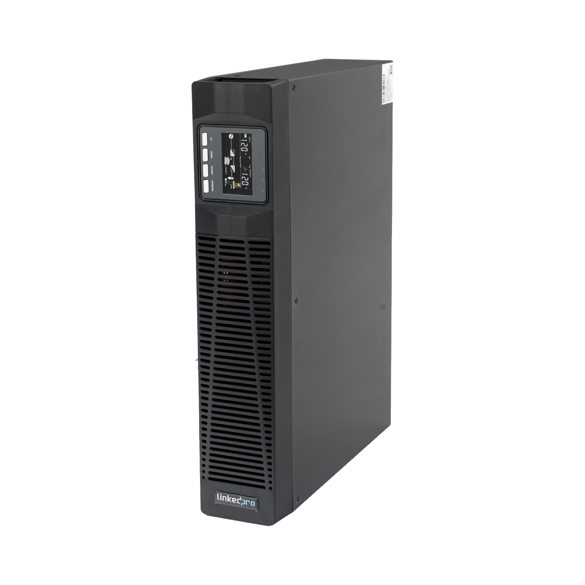 UPS DE 1000VA/900W / TOPOLOGÍA ON-LINE DOBLE CONVERSIÓN / ENTRADA Y SALIDA DE 120 VCA / CLAVIJA DE ENTRADA NEMA 5-20P / PANTALLA LCD CONFIGURABLE / FORMATO RACK/TORRE / 8 SALIDAS-Energía-LINKEDPRO BY EPCOM-LP1KRT-Bsai Seguridad & Controles