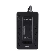 UPS DE 650 VA/390 W, TOPOLOGÍA STANDBY CON MODO AHORRADOR ECO, ENTRADA 120 VCA NEMA 5-15P, CON 8 TOMAS NEMA 5-15R-UPS / Respaldo-CYBERPOWER-SX650U-Bsai Seguridad & Controles