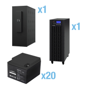 UPS TRIFÁSICO DE 30 KVA/27 KW, TOPOLOGÍA ONLINE DOBLE CONVERSIÓN, VOLTAJE DE 208/220 VCA DE L-L, RESPALDO DE 5 MINUTOS AL 100% DE CARGA, INCLUYE MÓDULO Y BANCO DE BATERÍAS-CYBERPOWER-HSTP3T30K100P-5MIN-Bsai Seguridad & Controles