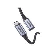 CABLE EXTENSOR USB-C MACHO A USB-C HEMBRA / 1M / GRIS / USB-C 3.1 GEN 2-Megafonia y Audioevacuacion-UGREEN-Bsai Seguridad & Controles