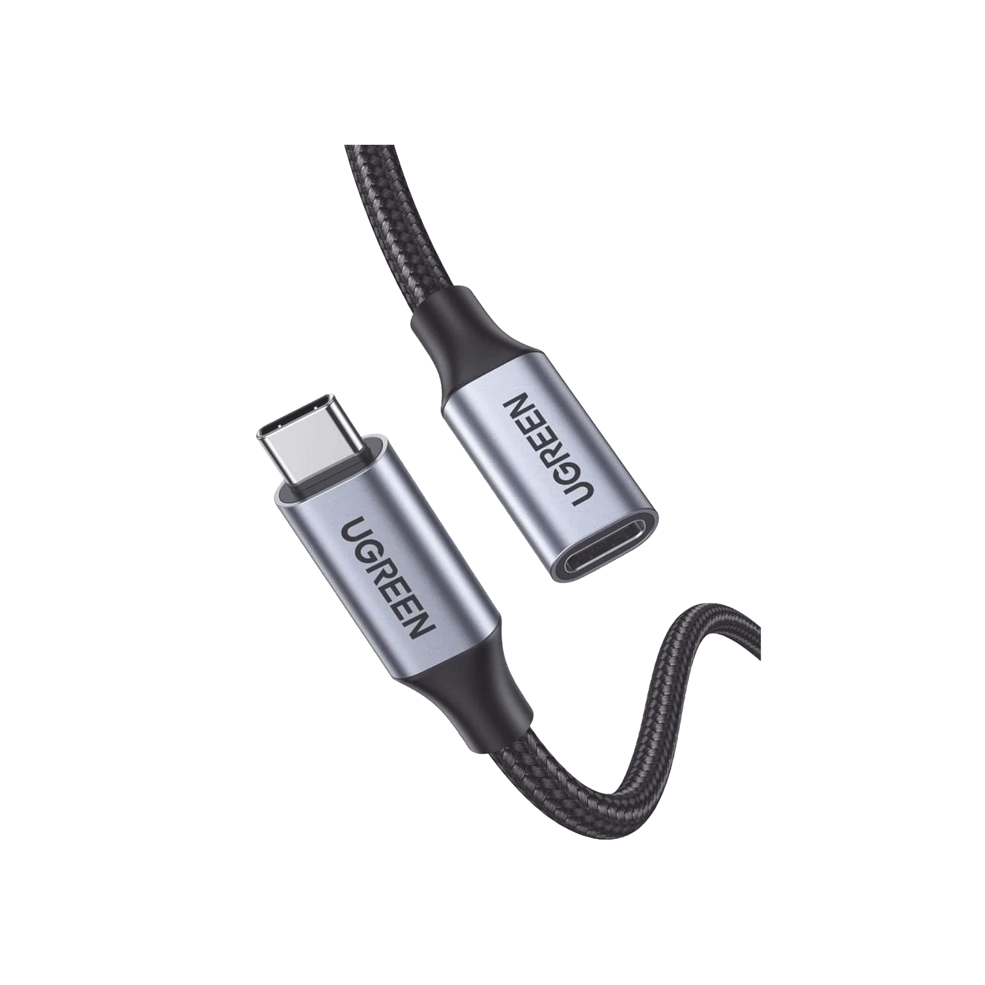 CABLE EXTENSOR USB-C MACHO A USB-C HEMBRA / 1M / GRIS / USB-C 3.1 GEN 2-Megafonia y Audioevacuacion-UGREEN-Bsai Seguridad & Controles
