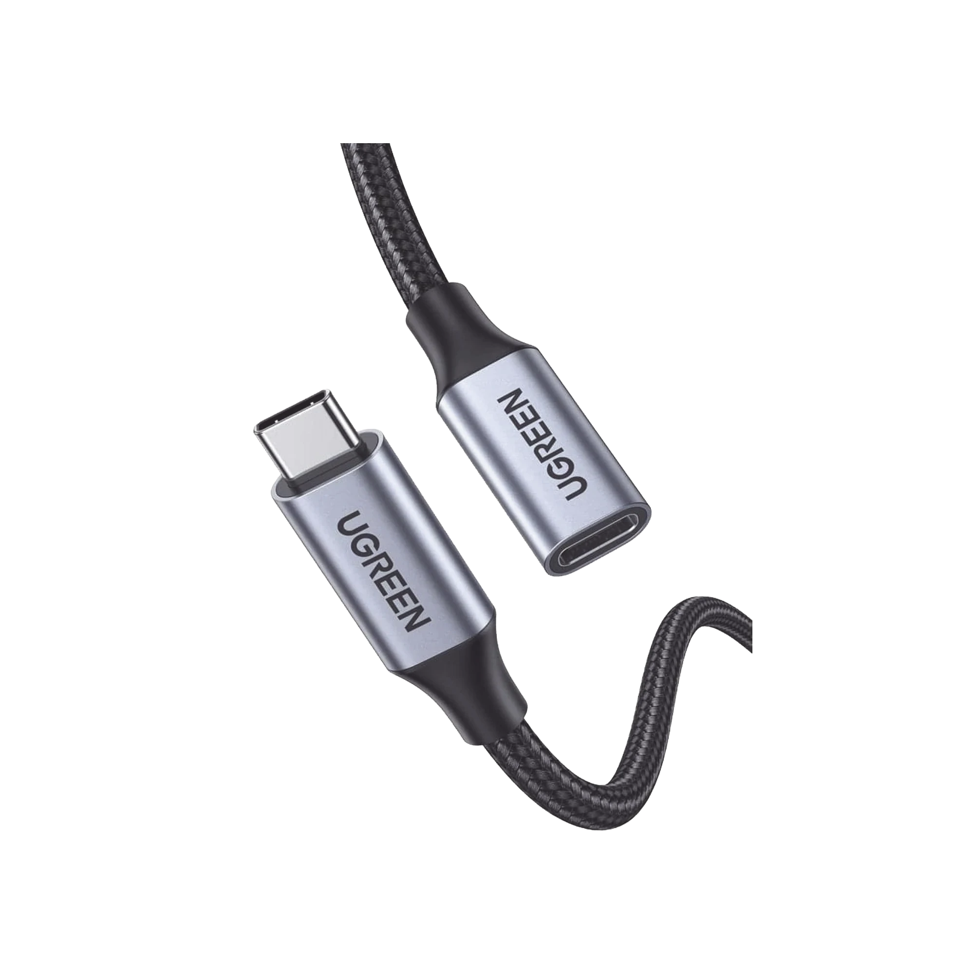CABLE EXTENSOR USB-C MACHO A USB-C HEMBRA / 1M / GRIS / USB-C 3.1 GEN 2-Megafonia y Audioevacuacion-UGREEN-Bsai Seguridad & Controles