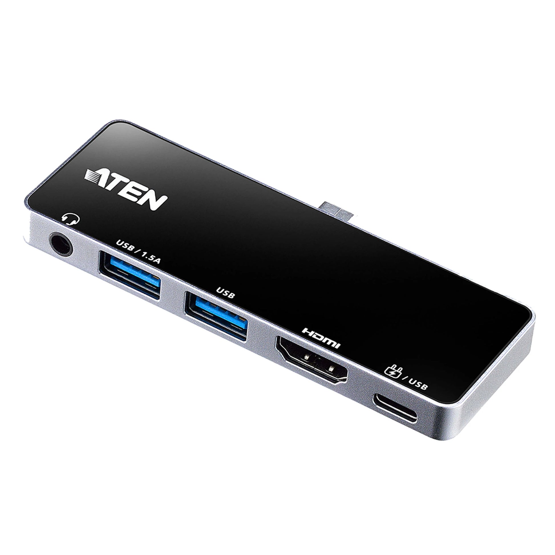 USB-C TRAVEL DOCK CON POWER PASS-THROUGH-ProAV-ATEN-UH3238-Bsai Seguridad & Controles
