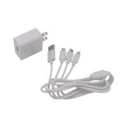 CARGADOR DE PARED DE 5 VCC 2A / MULTI-PUERTOS / USB-C, MICRO USB, LIGHTNING (IPHONE)-Energía-EPCOM POWERLINE-Bsai Seguridad & Controles