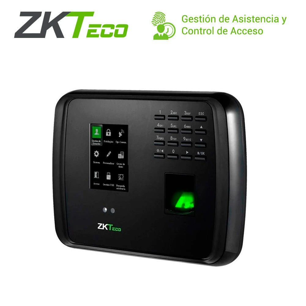 CONTROL DE ASISTENCIA FACIAL CHECADOR Y ACCESO BASICO ADMS ZKTECO MB460 ADMS BIOMETRICO 2000HUELLAS/1500ROSTROS/100,000REGISTROS TCP/IP/USBHOST INTERIOR COMPATIBLE CON ZK BIOTIME PRO-Biometricos-ZKTECO-Bsai Seguridad & Controles