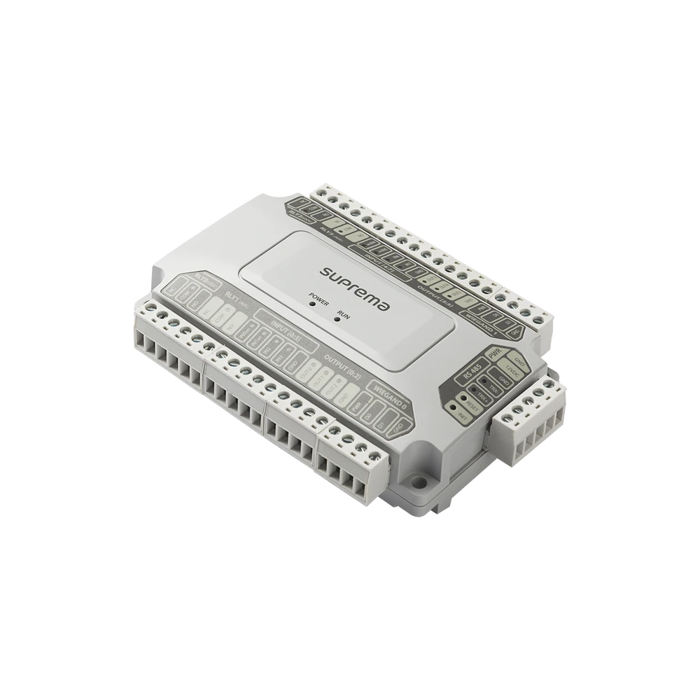 MÓDULO PARA CONTROL DE PUERTAS / 2 ENTRADAS/SALIDAS WEIGAND / 4 SALIDAS DE RELEVADOR TIPO C / USO CON BIOSTAR 2-Controles de Acceso-SUPREMA-Bsai Seguridad & Controles