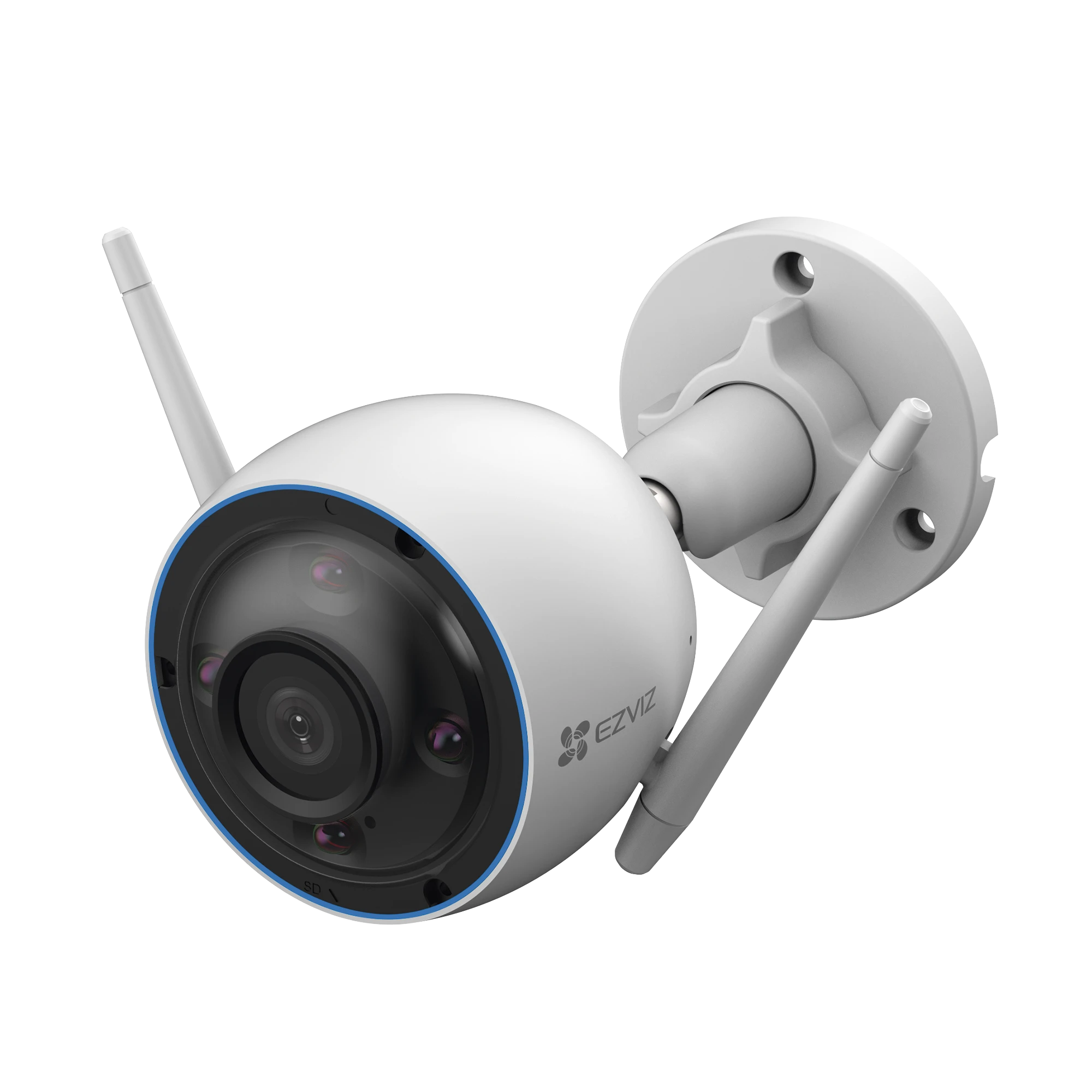 BALA WIFI / 3 MEGAPIXEL (2K) / DETECCIÓN HUMANA / DETECCIÓN DE VEHICULO / ALERTAS DE VOZ PERSONALIZABLES / SIRENA / LUZ PARPADEANTE / COLORES EN OSCURIDAD / MICRO SD / USO EN EXTERIOR-Kits- Sistemas Completos-EZVIZ-Bsai Seguridad & Controles