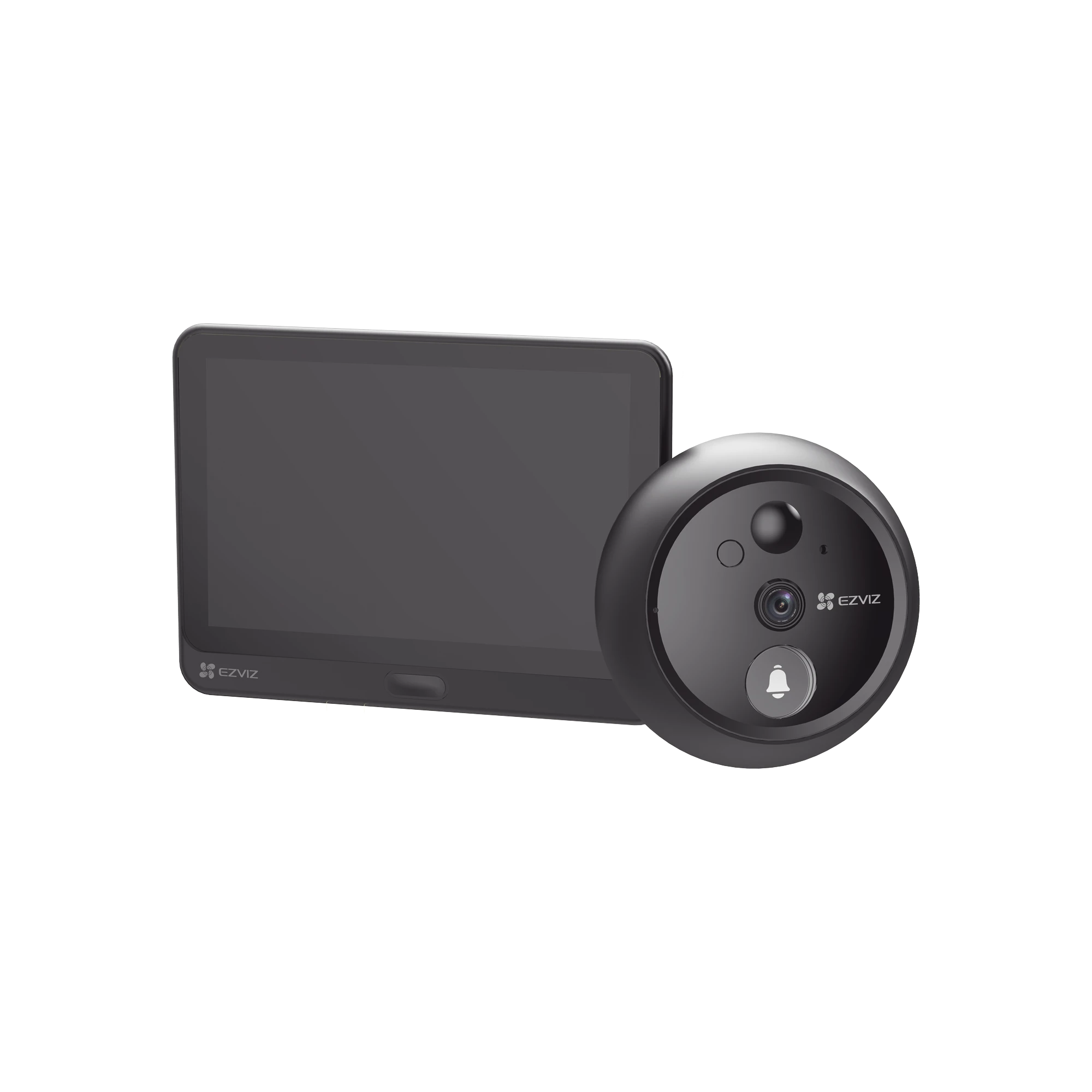 VIDEOPORTERO CON MIRILLA Y PANTALLA WI-FI DE BATERÍA RECARGABLE / PARA INSTALARSE EN PUERTA / CÁMARA 1080P / SENSOR PIR / DETECCIÓN DE MOVIMIENTO / AUDIO DE DOS VÍAS / USO EN INTERIOR-Automatización - Casa Inteligente-EZVIZ-Bsai Seguridad & Controles