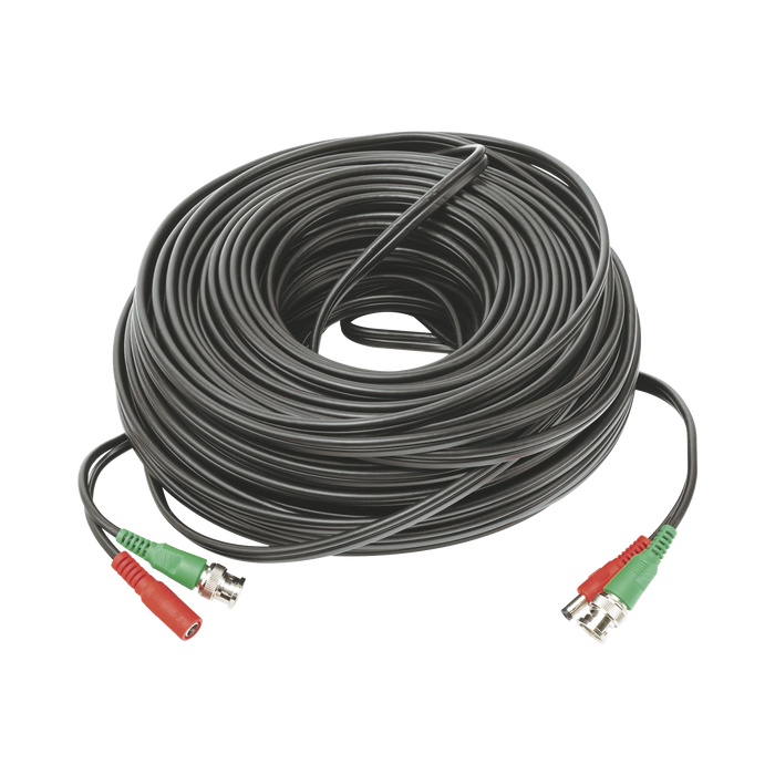 CABLE COAXIAL ARMADO CON CONECTOR BNC (VIDEO) Y ALIMENTACIÓN / LONGITUD DE 50 MTS / OPTIMIZADO PARA CÁMARAS 4K / USO EN INTERIOR.-Cableado-EPCOM TITANIUM-DIY-50M-HD-Bsai Seguridad & Controles