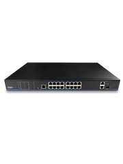 UTEPO UTP1SW1602TSPOE - SWITCH POE / 16 PUERTOS POE FAST ETHERNET / 1 PUERTOS COMBO GIGABIT SFP RJ45 / 1 PUERTO GIGABIT RJ45 / 802.3AF&AT / POE 180 WATTS /-Switches POE-UTEPO-Bsai Seguridad & Controles