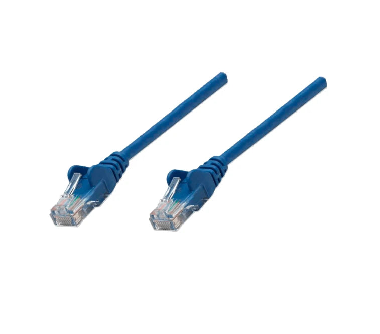INTELLINET 318129 - CABLE PATCH / 0.45M( 1.5F) / CAT 5E / UTP AZUL-Patch cord-INTELLINET-Bsai Seguridad & Controles